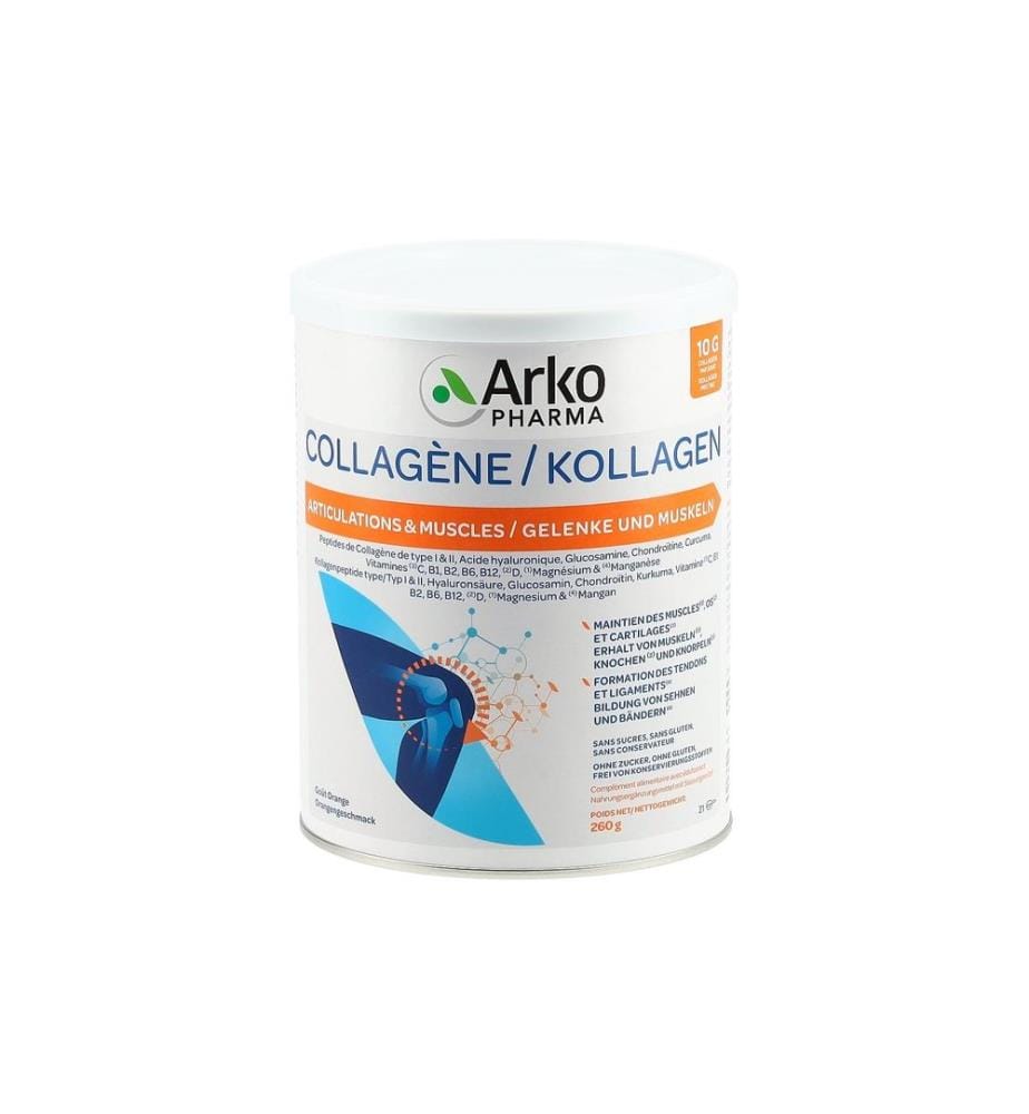 Arkopharma - Poudre de collagène Articulations et muscles 260 g