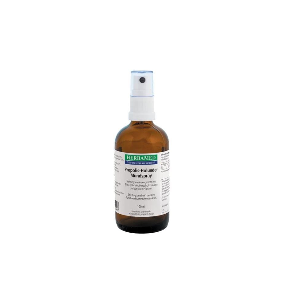 Herbamed - Spray buccal à la propolis et au sureau 100 ml