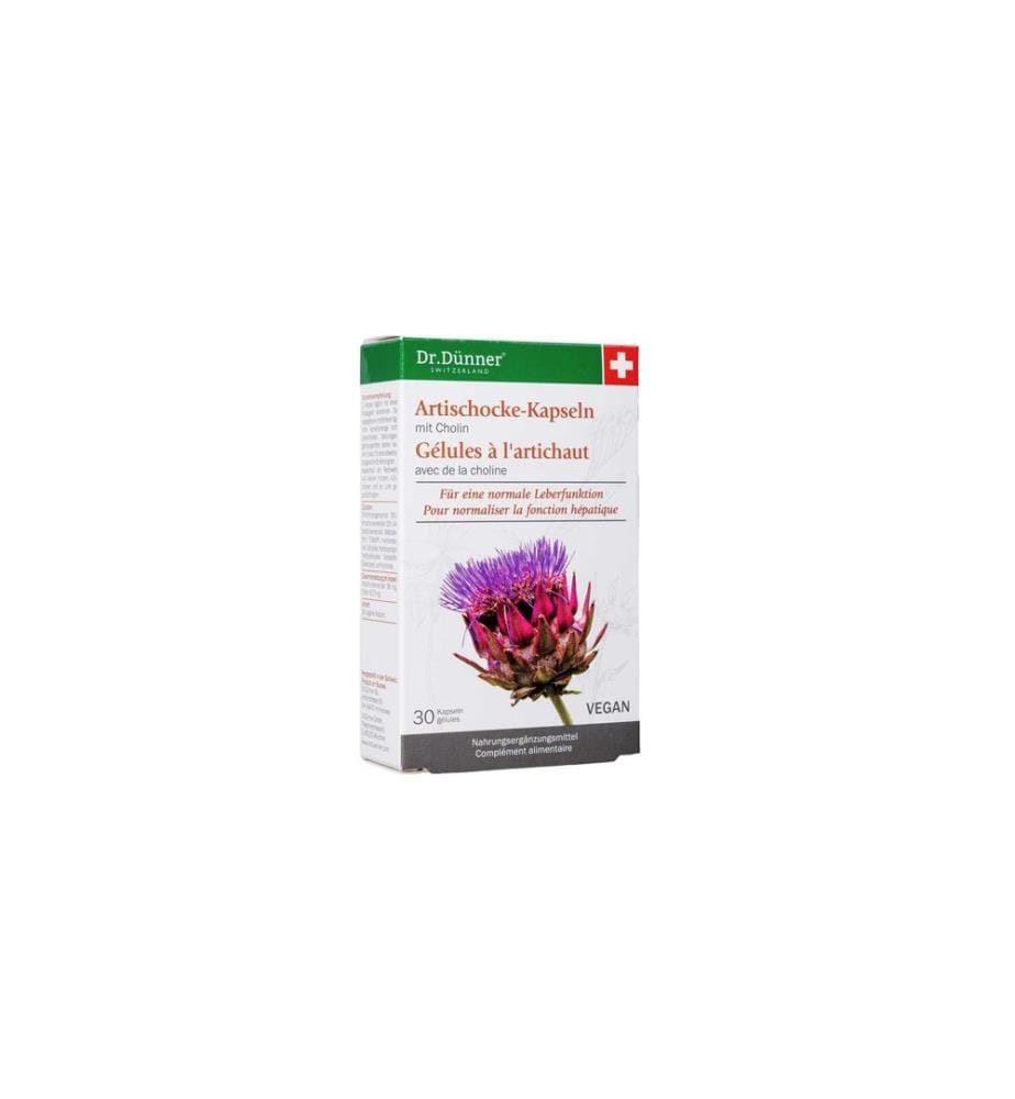 Dr. Dünner - Fonctionnement du foie de l'artichaut 30 capsules