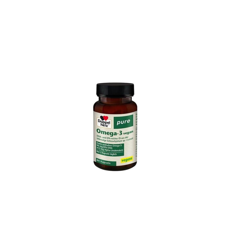 Doppelherz - Pure Omega-3 végétalien 80 gélules