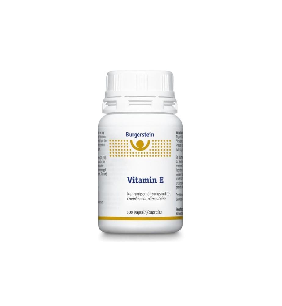 Burgerstein Gélules de vitamine E 100 IE 100 pièces