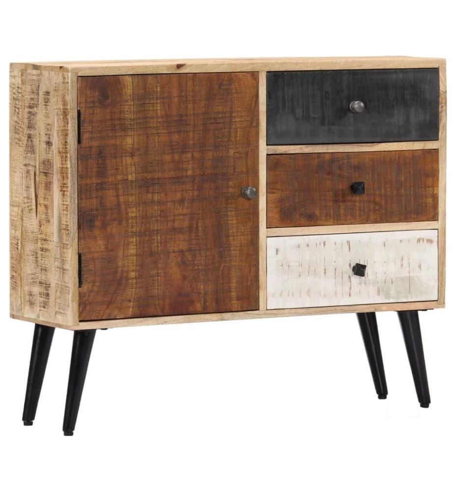 Buffet 88x30x73 cm Bois de manguier massif