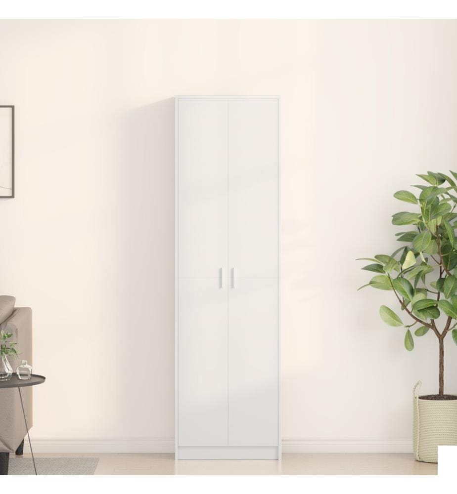 Armoire avec étagère Blanc 55 x 25 x 189 cm Bois d'ingénierie