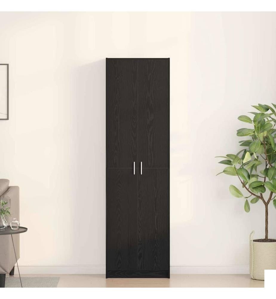 Armoire Chêne noir 55 x 25 x 189 cm Bois d'ingénierie