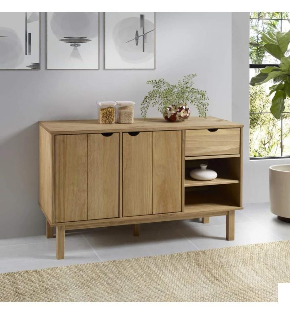 Buffet OTTA 114x43x73,5 cm Bois massif de pin
