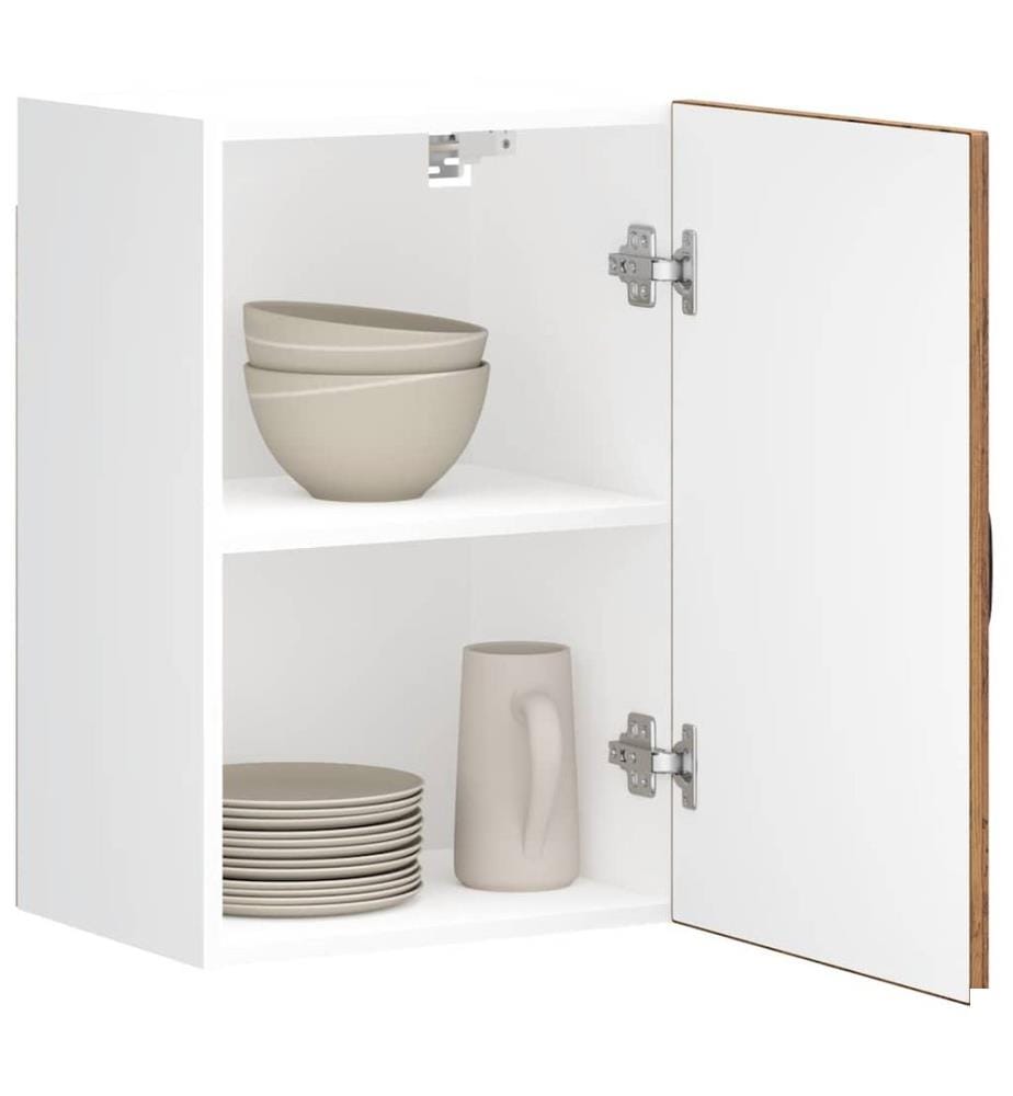 Armoire murale de cuisine Kalmar vieux bois bois d'ingénierie