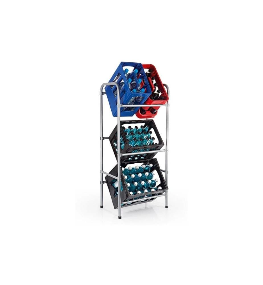 EASYMAXX - Rayonnage pour caisses de boissons 110 x 50 x 33 cm