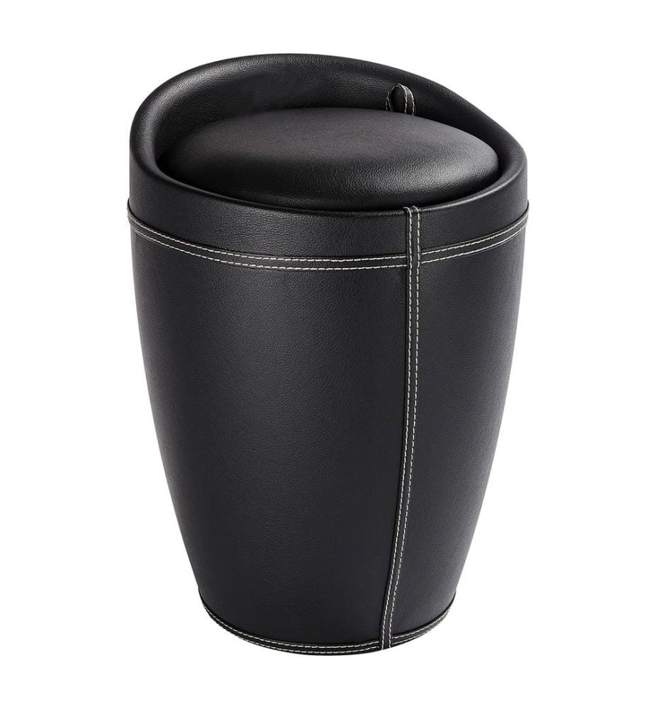 Tabouret Coffre à Linge - Noir