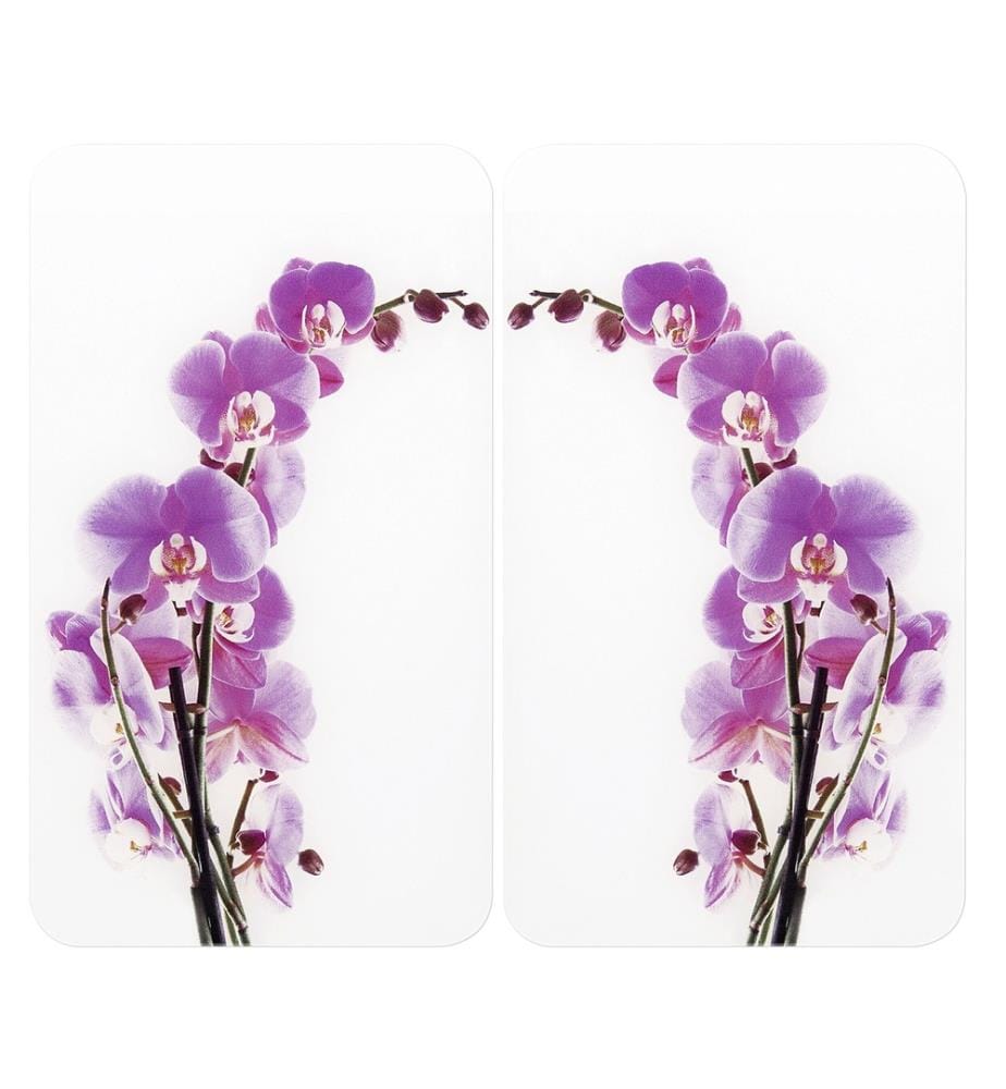 Lot de 2 Protège-Plaques Orchidées