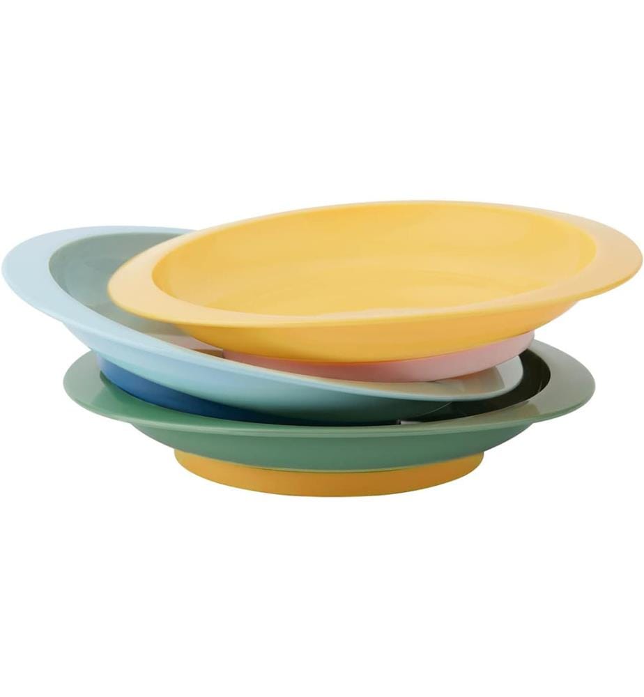 Lot de 3 Assiettes Antidérapantes