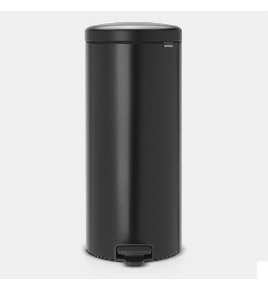Poubelle à Pédale 30 L - Noir