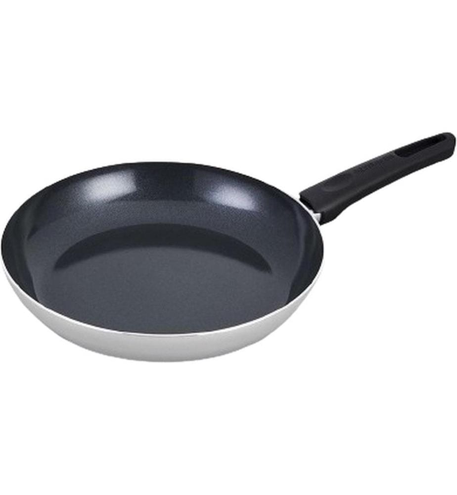 Poêle à Frire 28 cm - Argenté/Noir