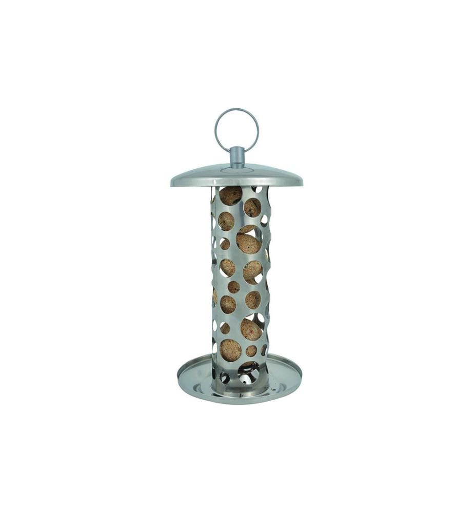 Distributeur de Nourriture pour Oiseaux en Acier Inoxydable
