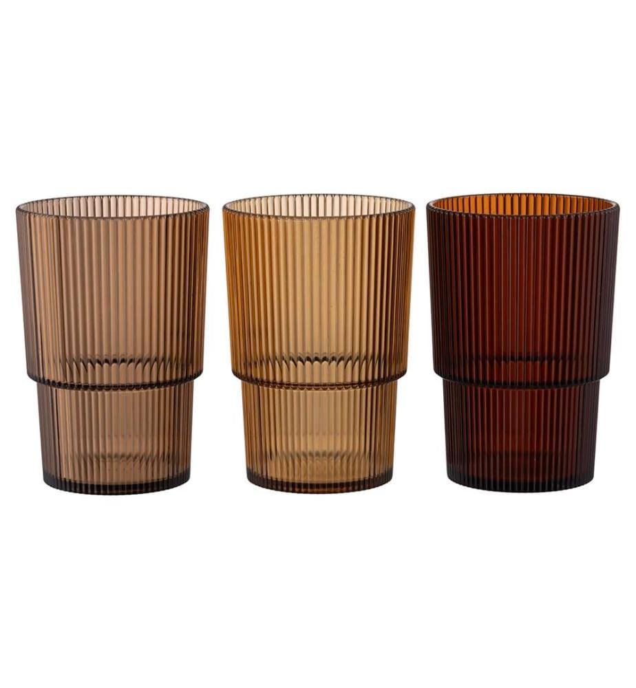 Lot de 12 Verres 420 ml - Coloris Assortis