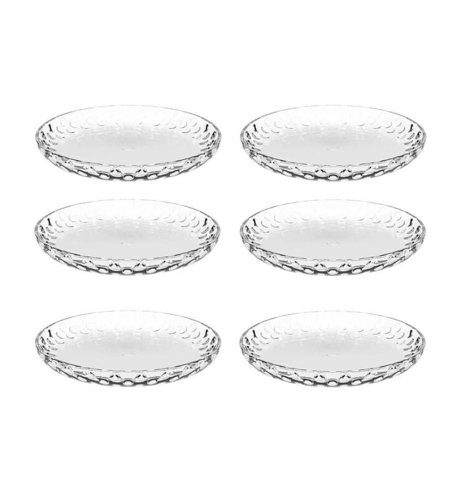 Lot de 6 Assiettes à Dessert 18 cm
