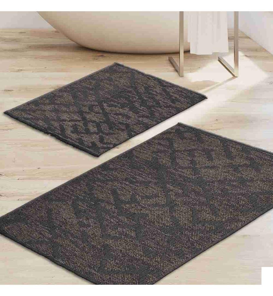Lot de 2 Tapis de Bain