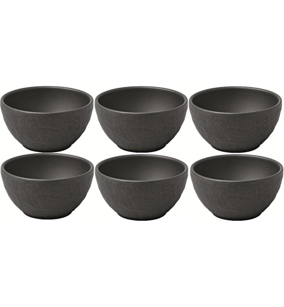 Lot de 6 Coupelles Apéritif 7,7 cm - Noir