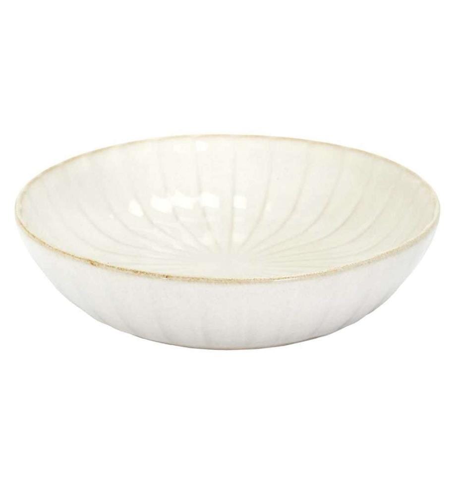 Lot de 6 Assiettes Creuses 20 cm - Beige