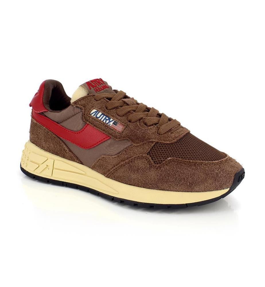 Baskets Reelwind Low - Brun et Rouge