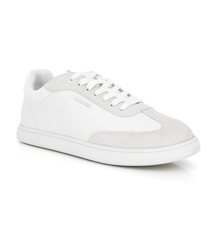 Baskets en cuir