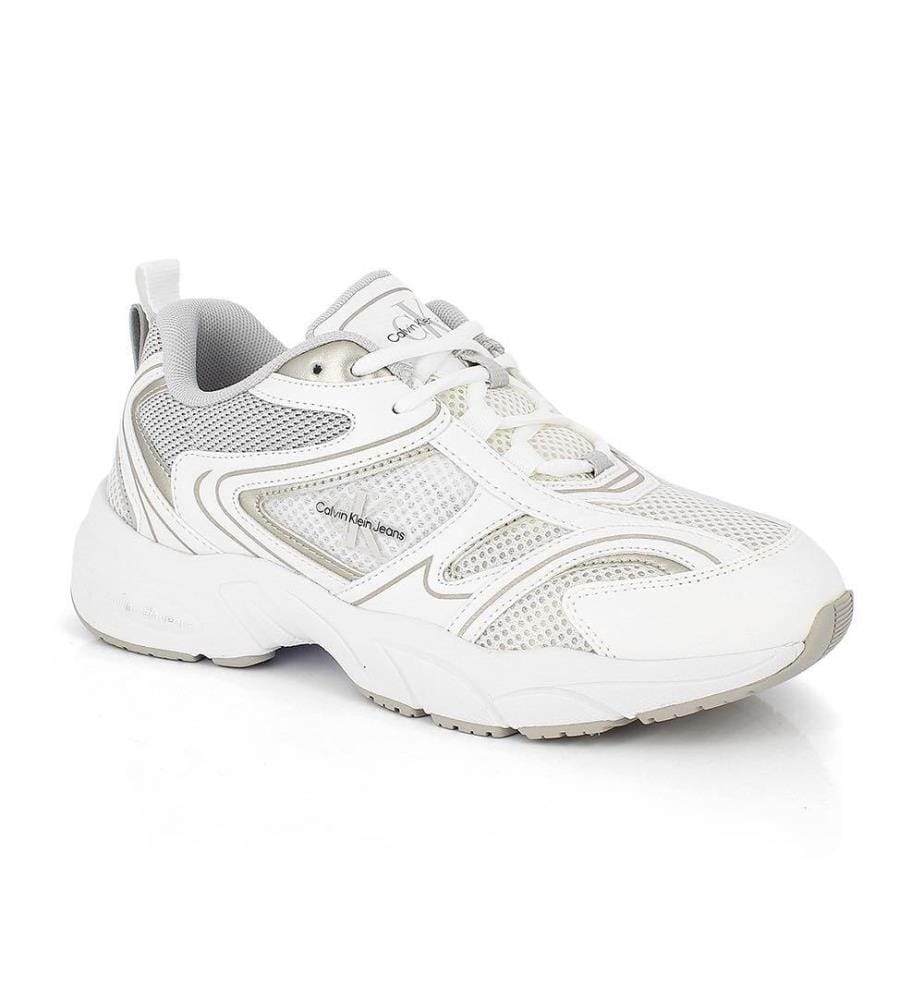 Baskets Retro Tennis - Blanc et Beige