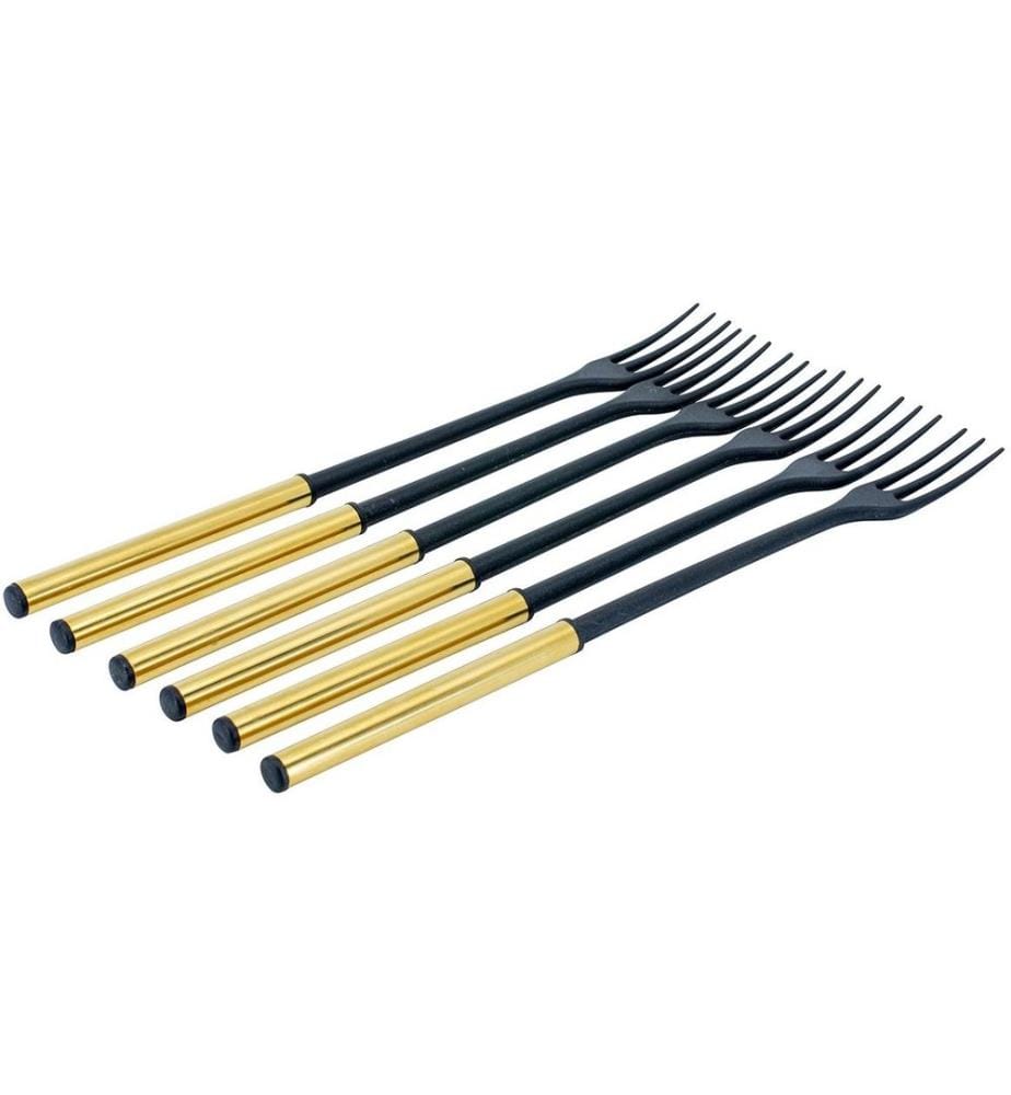 KADASTAR - Fourchette à fondue au fromage Protect Gold 6 Personnes