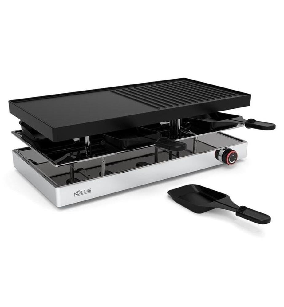 Koenig - Grill à raclette Elegance 8 personnes