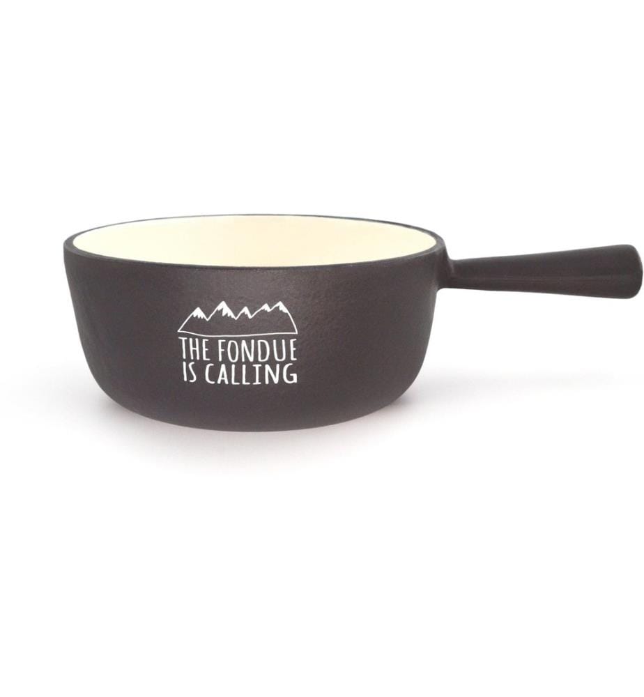 Heidi Cheese Line - Caquelon à fondue The Fondue is calling Noir
