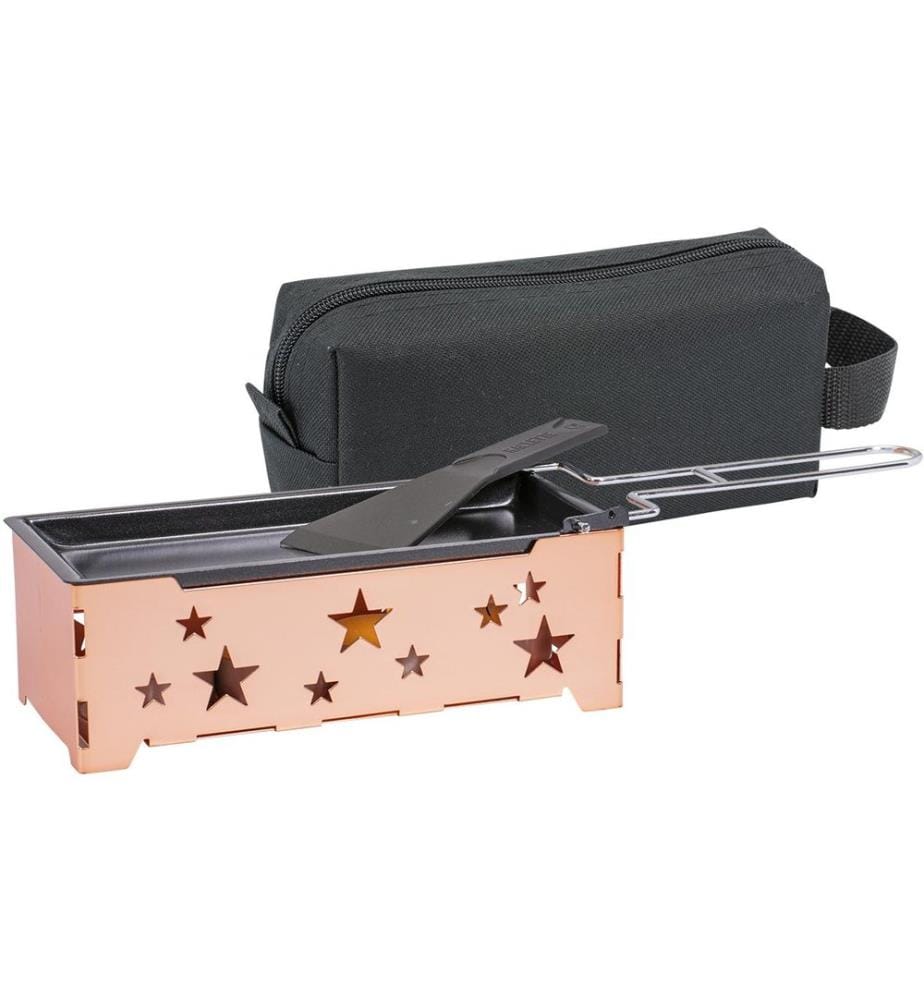 KADASTAR - Raclette à bougie chauffe-plat Rose Star Or rose