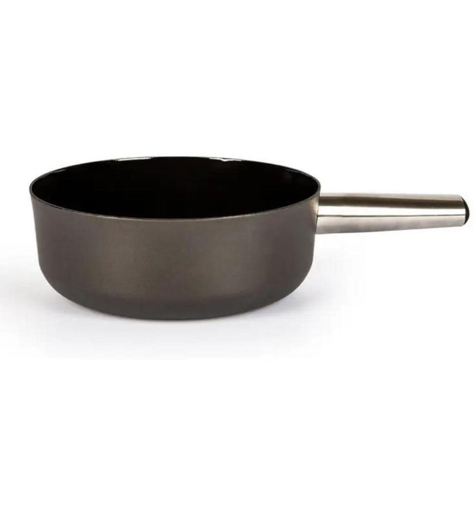 STÖCKLI - Caquelon à fondue Emotion Inox 23 cm, Noir