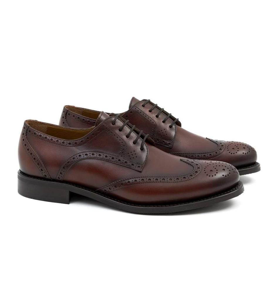 Derbies en cuir - Marron clair