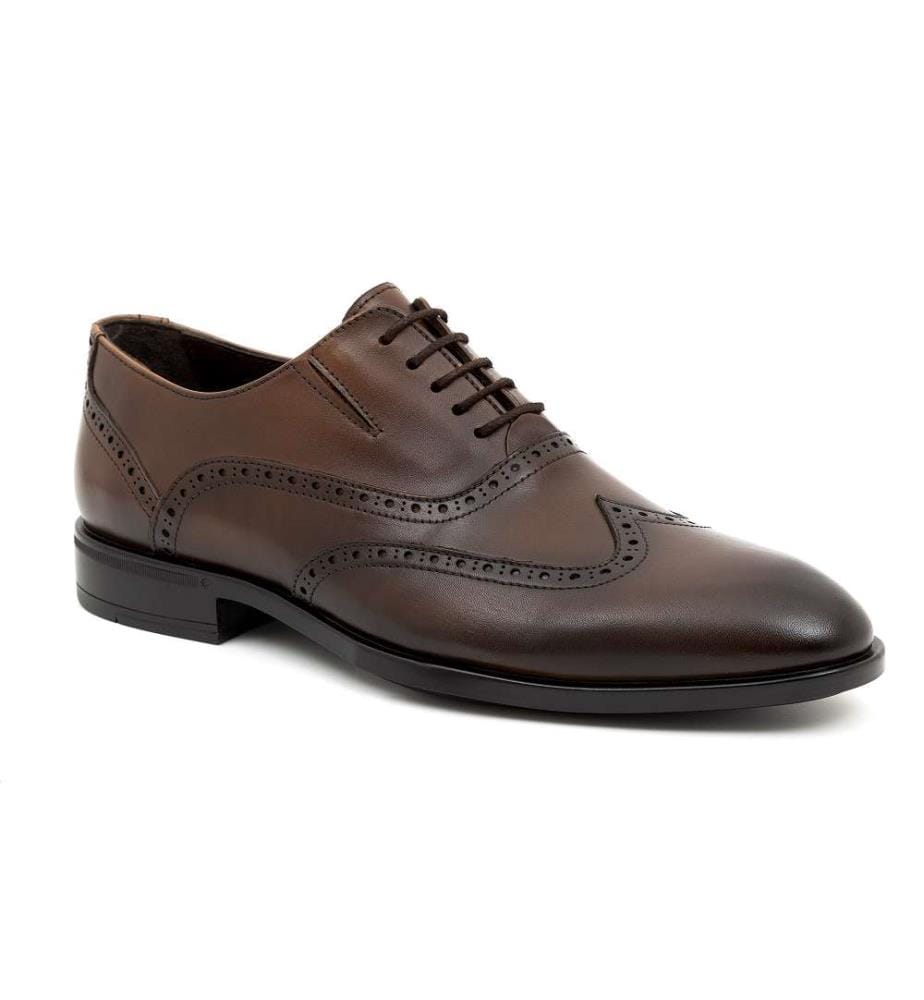 Chaussures Oxford en cuir - Marron clair