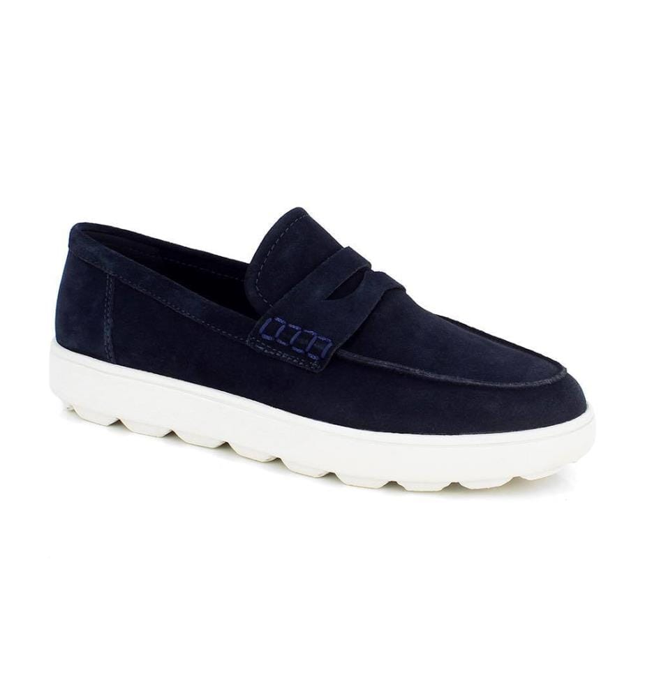 Mocassins en cuir - Bleu