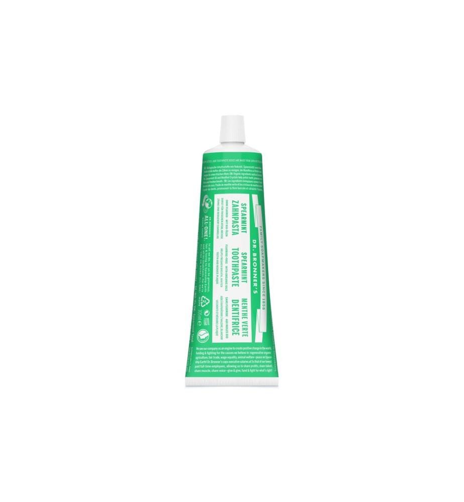 Dr.Bronner's - ALL-ONE Spearmint  sans fluor 140 g