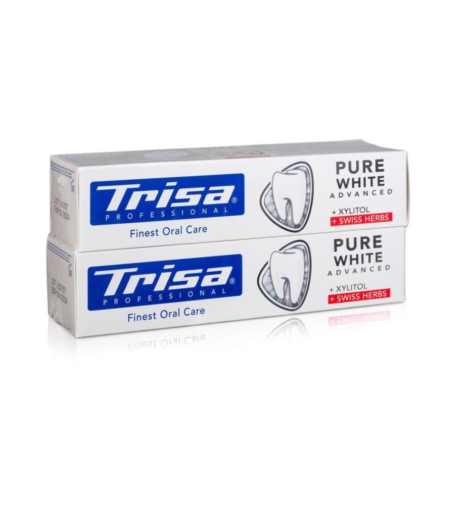 TRISA - Dentifrice Pure White Duo 75 ml