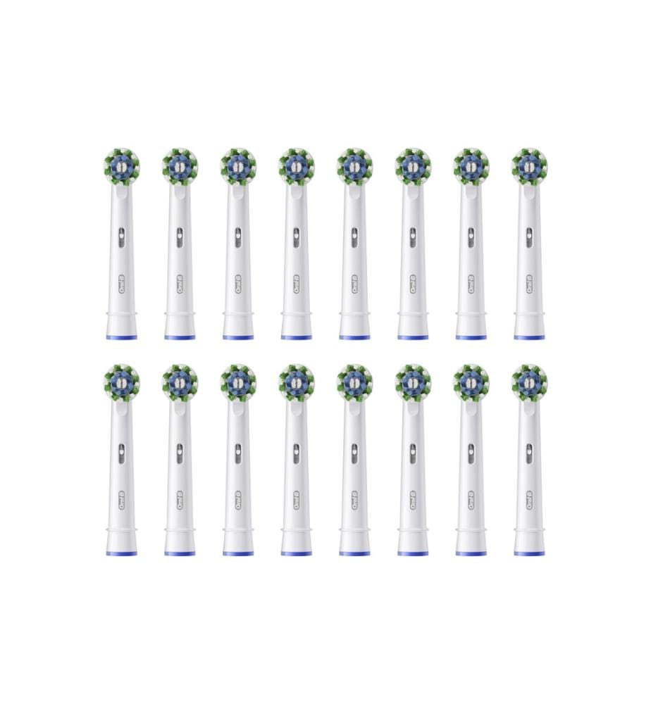 Oral-B Tête de brosse à dents CrossAction 16 pièces, blanc