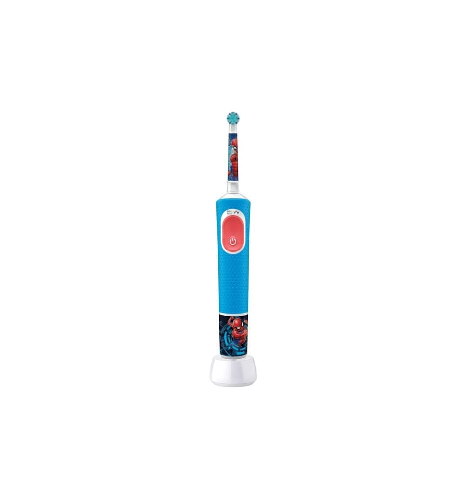 Oral-B Brosse à dents rotative Vitality Pro Kids Spiderman Bleu