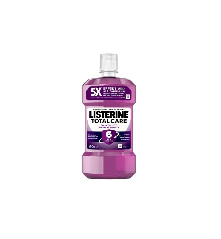 Listerine - Bain de bouche Total Care Protège-dents 500 ml
