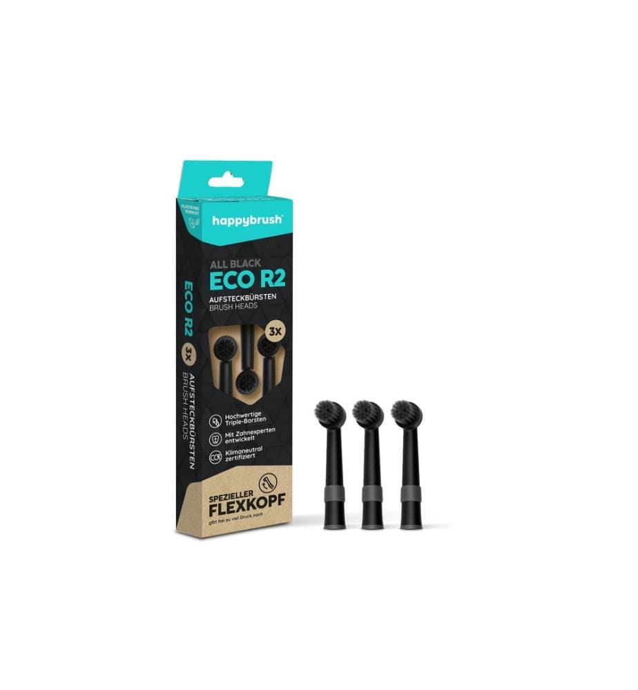 happybrush - Tête de brosse à dents R2 3 Pièce/s