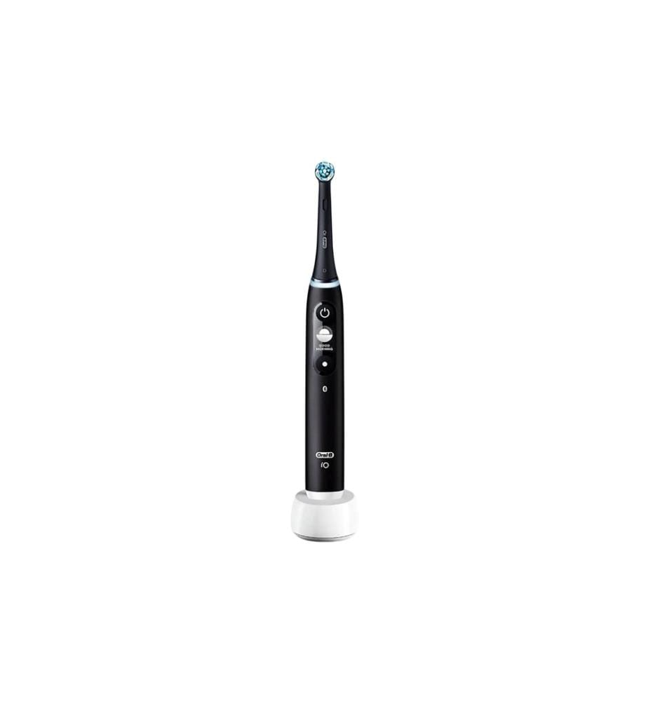 Oral-B Brosse à dents rotative iO Series 6 Duo B/P Lave noire/Sable rose