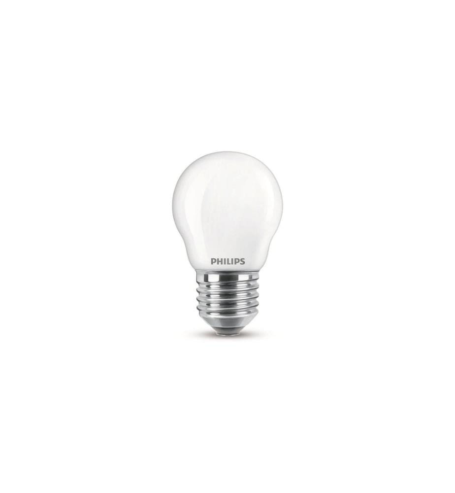 PHILIPS - Lampe LEDcla 40W E27 P45 FR WGD90 Blanc chaud (WW)