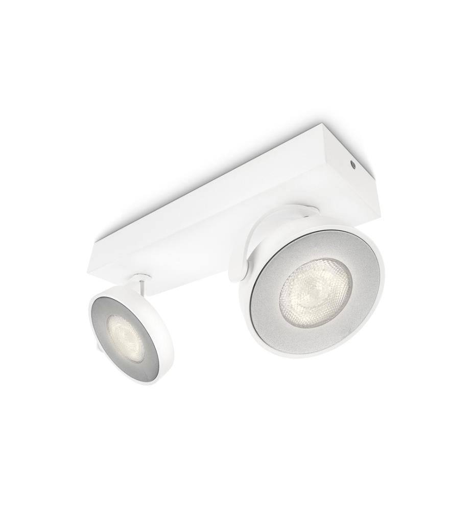PHILIPS - Spot encastré Clockwork, 2 x 4.5 W, 1000 lm, 2700 K, blanc