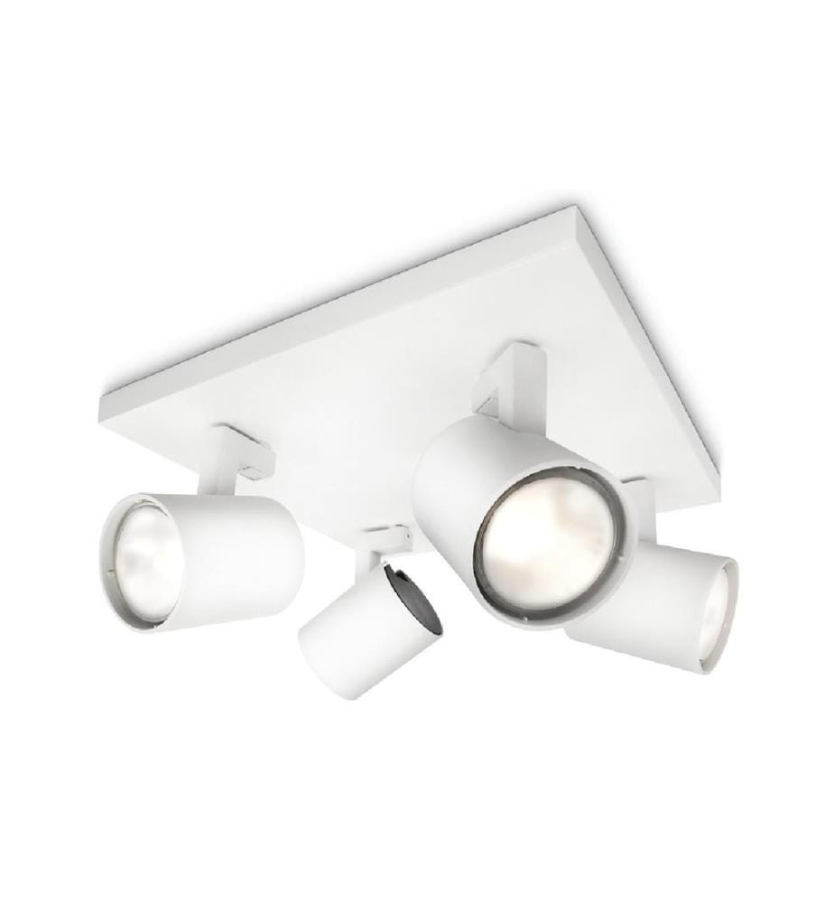PHILIPS - Spot encastré Runner, 4 x GU10, 20 W, blanc