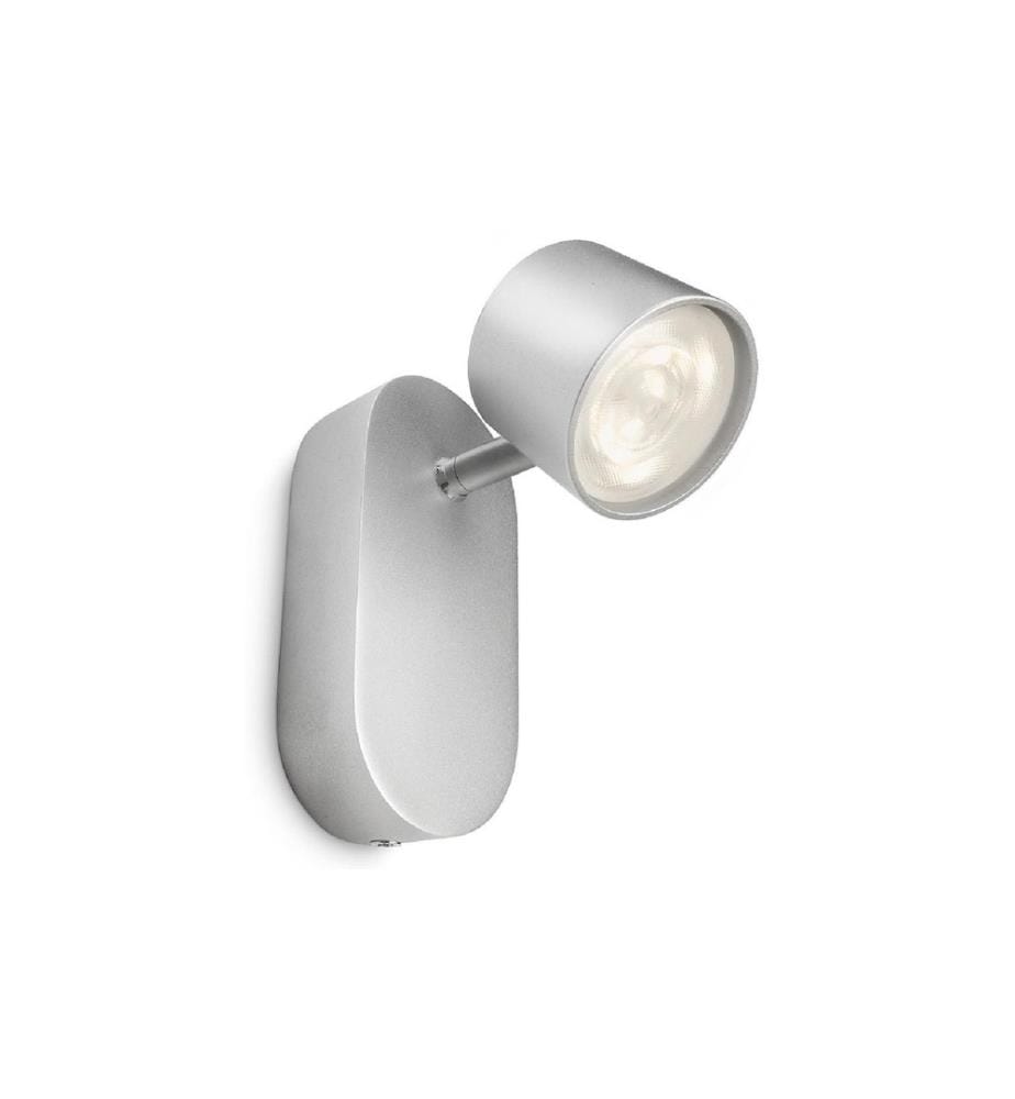 PHILIPS - Spot encastré Star, 4.5 W, 500 lm, 2700 K, argenté