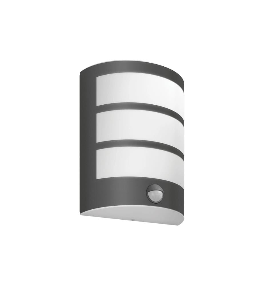PHILIPS - Lampe murale Python UE détecteur de mouvement 2700K anthracite