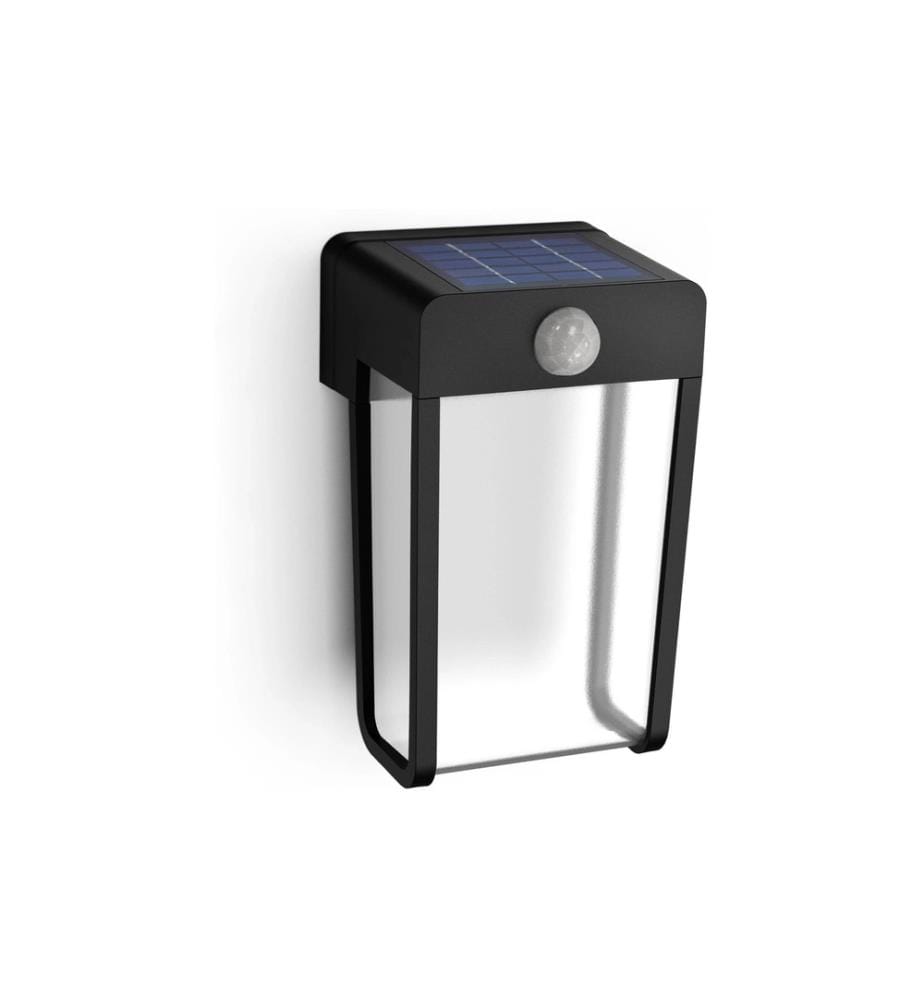 PHILIPS - Applique solaire Shroud, lumière+détecteur de mouvement, clair, 2700K