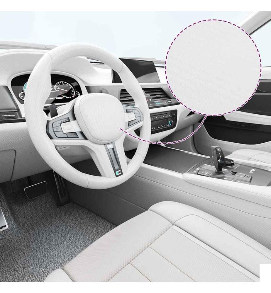 Film 3D de voiture Blanc 100x150 cm