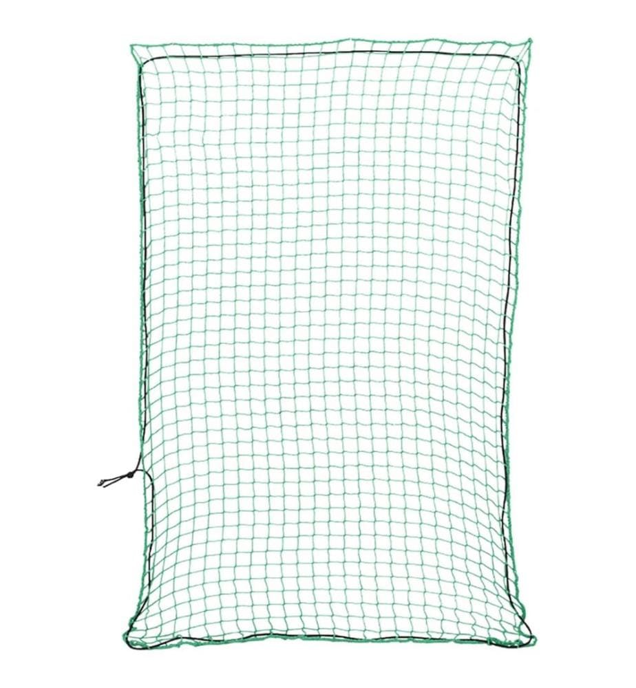 Filet pour remorque avec corde élastique vert 5x3,5 m PP