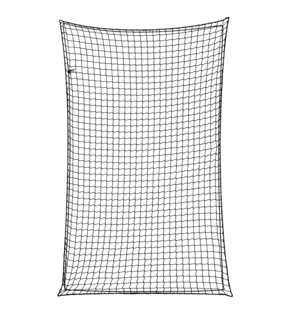 Filet pour remorque avec corde élastique noir 4x2,5 m PP