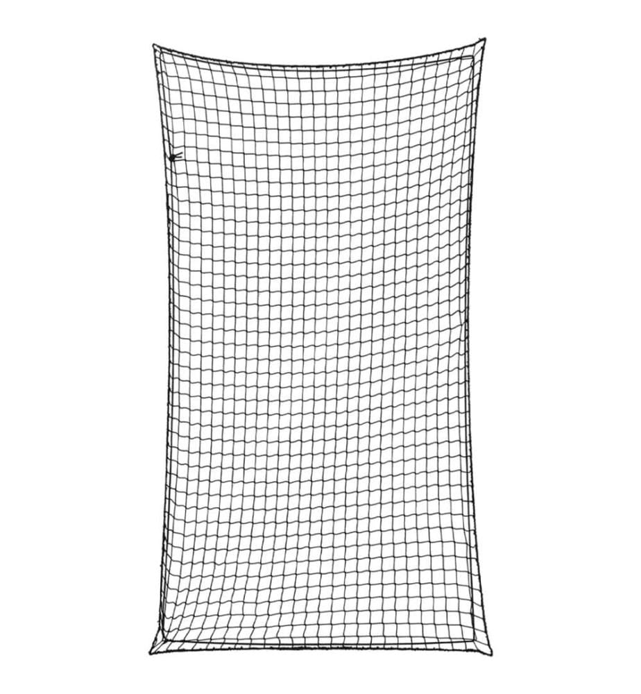 Filet pour remorque avec corde élastique noir 4,5x2,5 m PP